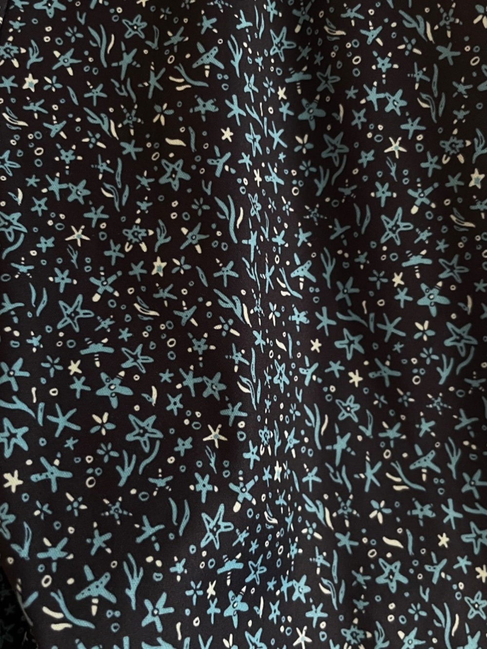 Peter Millar Starfish Print Featherweight Performance Polo In Navy - Picture 3 of 8